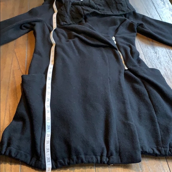 Siste’s Italian Wool Blend Asymmetrical Knit Coat - Picture 15 of 15